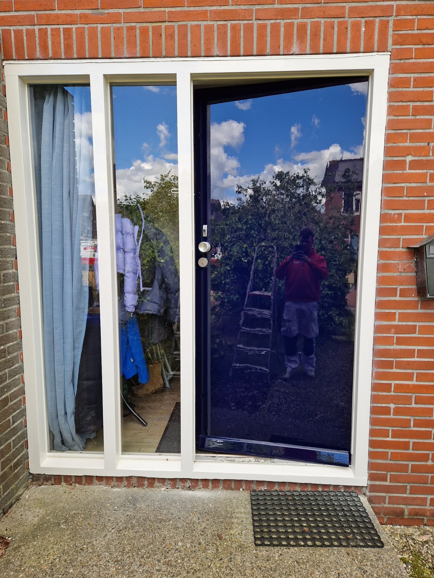 Geplaatste isolatieglas deur